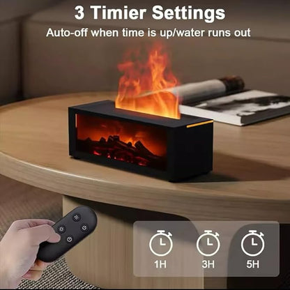 Humificador con efecto chimenea 3D.